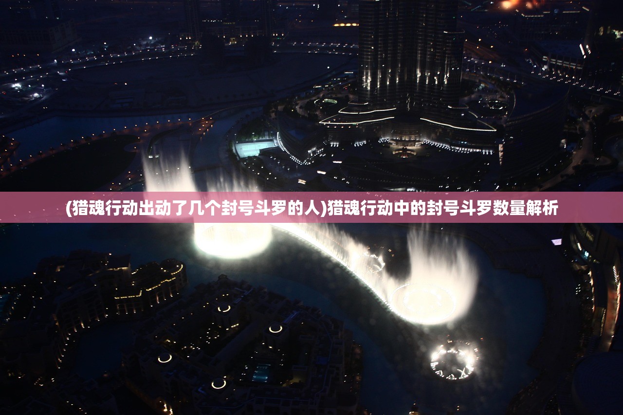 (猎魂行动出动了几个封号斗罗的人)猎魂行动中的封号斗罗数量解析 (猎魂行动出动了几个封号斗罗的人)猎魂行动中的封号斗罗数量解析